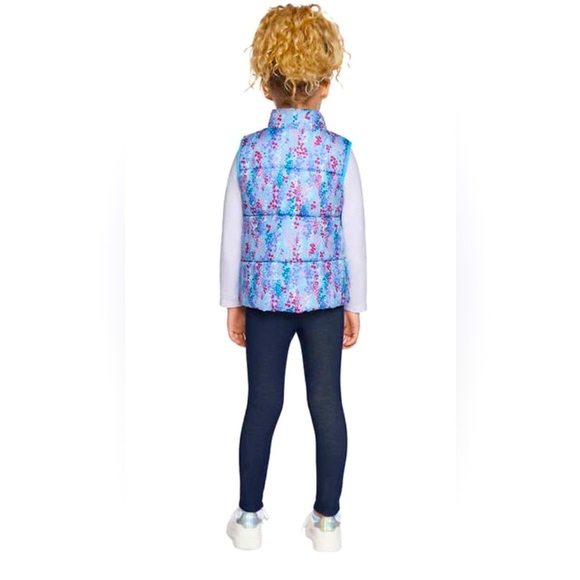 Girls 3pc Set Spyder Set Vest + Leggings + long Sleeve Shirt Blue Size 4T, 6 NWT - Picture 3 of 8
